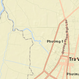 Trà Vinh Street Map