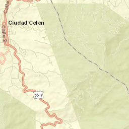 Colón Street Map