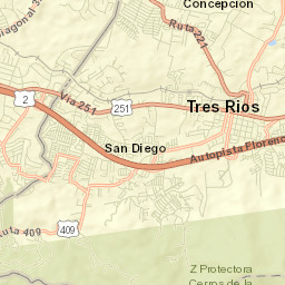 La Unión Street Map