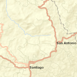 Santiago Street Map