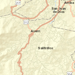 San Rafael Arriba Street Map