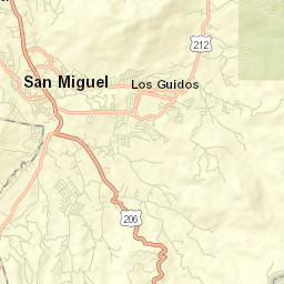 San Miguel Street Map