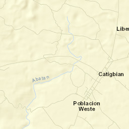 Catigbian Street Map