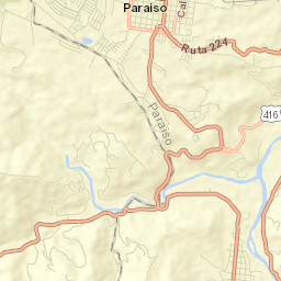 Orosí Street Map