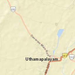 Uttamapalaiyam Street Map