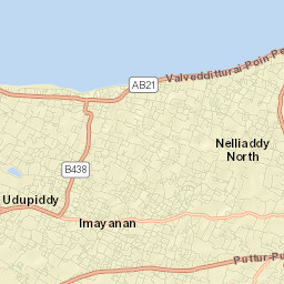 Valvedditturai Street Map