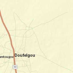 Niamtougou Street Map