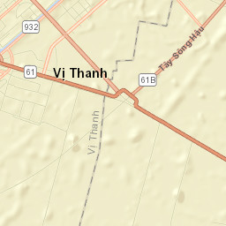 Vị Thanh Street Map