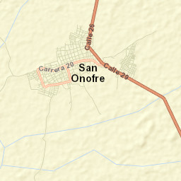 San Onofre Street Map
