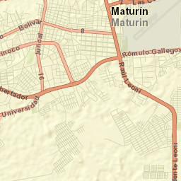 Maturín Street Map