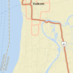 Vaikam Street Map
