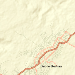 Debre Birhan Street Map