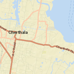 Cherthala Street Map