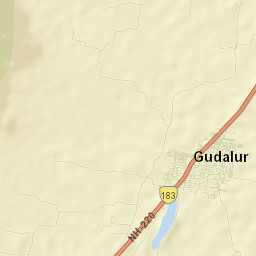 Gudalur Street Map