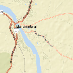 Manamadurai Street Map