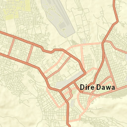 Dire Dawa Street Map
