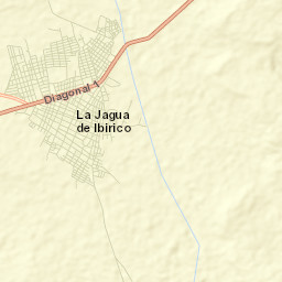 La Jagua de Ibirico Street Map