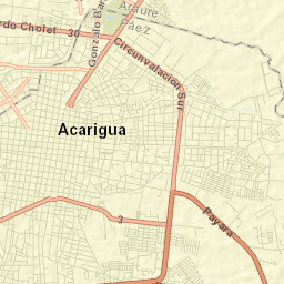 Acarigua Street Map