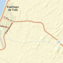 Santiago de Tolú Street Map
