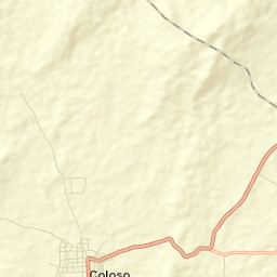 Coloso Street Map