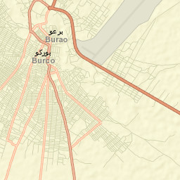 Burao Street Map