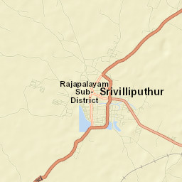 Srivilliputhur Street Map