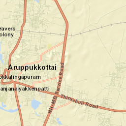 Aruppukkottai Street Map