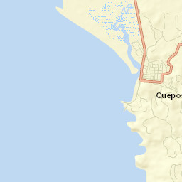 Quepos Street Map
