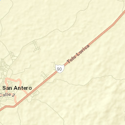 San Antero Street Map