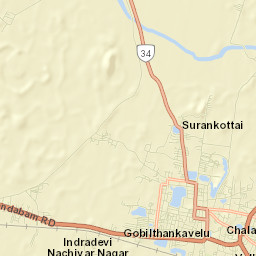 Ramanathapuram Street Map