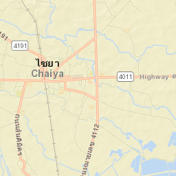 Chaiya Street Map