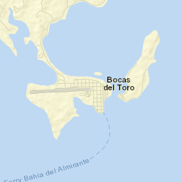 Bocas del Toro Street Map