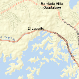 Sabanitas Street Map