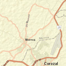 Morroa Street Map