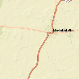 Mudukulattur Street Map