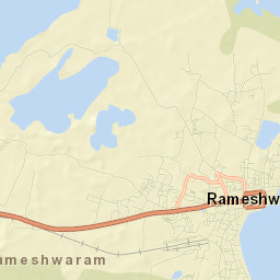 Rameswaram Street Map