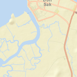 Don Sak Street Map