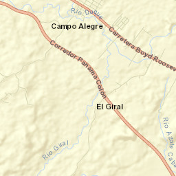 Río Duque Street Map