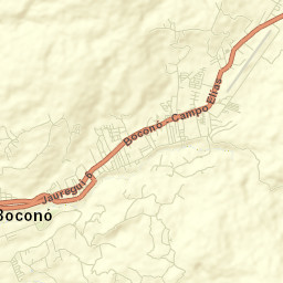 Boconó Street Map