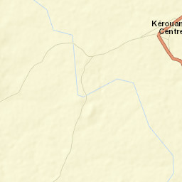 Kérouané Street Map