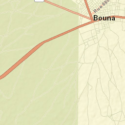 Bouna Street Map