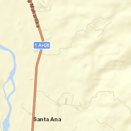 Santa Ana Street Map