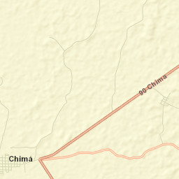 Chimá Street Map