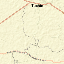 Tuchín Street Map
