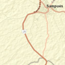 Sampués Street Map