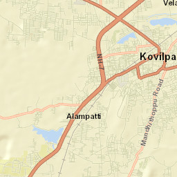 Kovilpatti Street Map