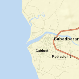 Cabadbaran Street Map