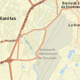 Tocumen Street Map