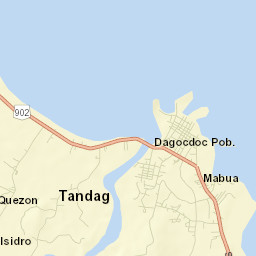 Tandag Street Map
