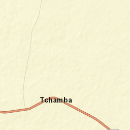Tchamba Street Map